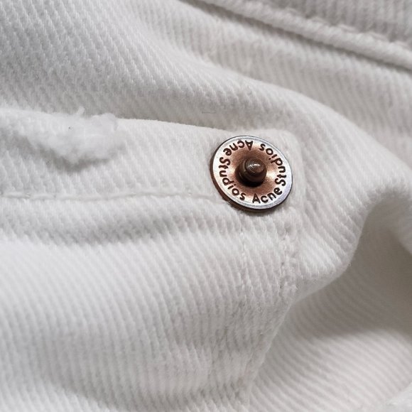 Acne Studios Skin 5 White Vintage Skinny Jeans - Picture 7 of 12